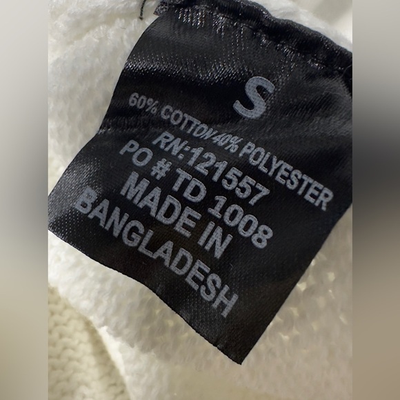 Fried Denim Women’s Hooded Zip up Sweater Size Small NWT - Picture 5 of 7